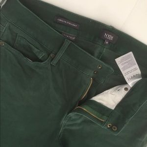 NYDJ,  brushed denim.